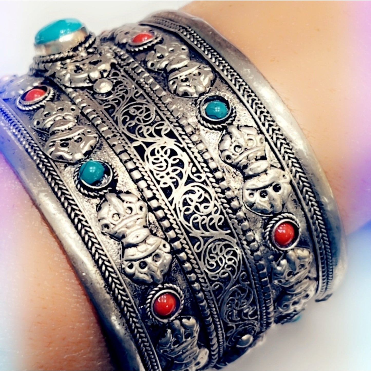 Tibetan Hand Crafted Bangle Bracelet