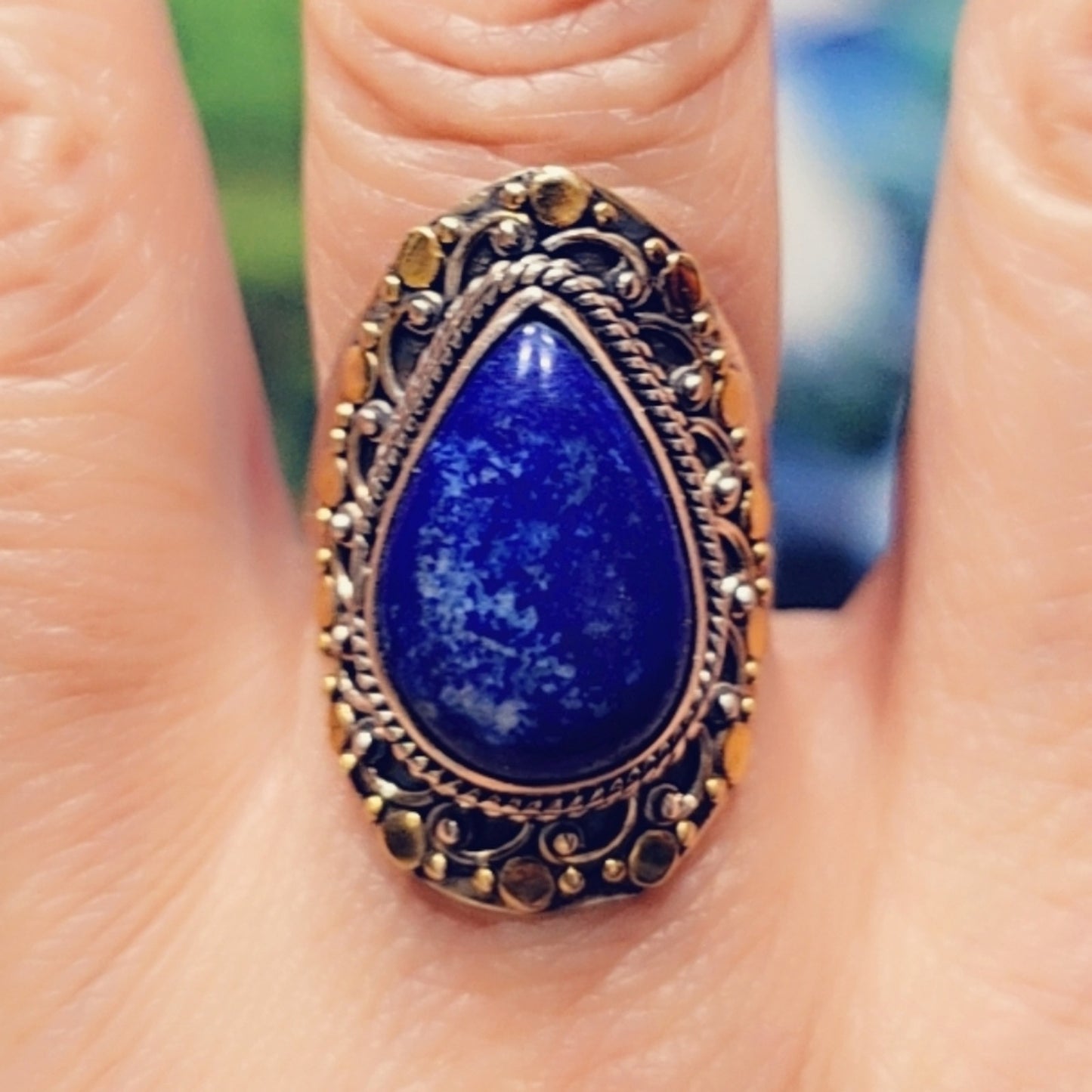 Corundum Sterling Silver Gemstone Ring