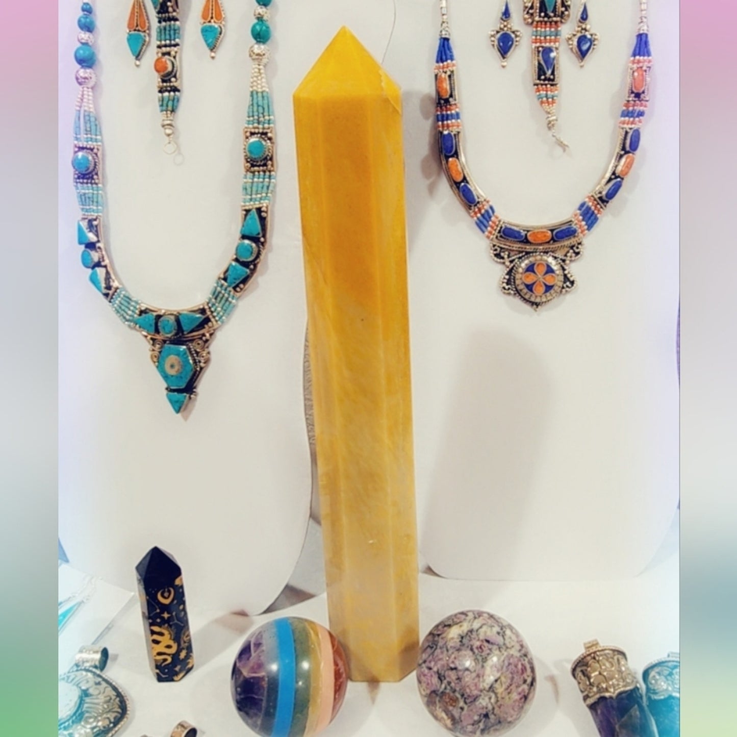 Yellow Japer Tower, Gemstone Tower, A Foot Long!