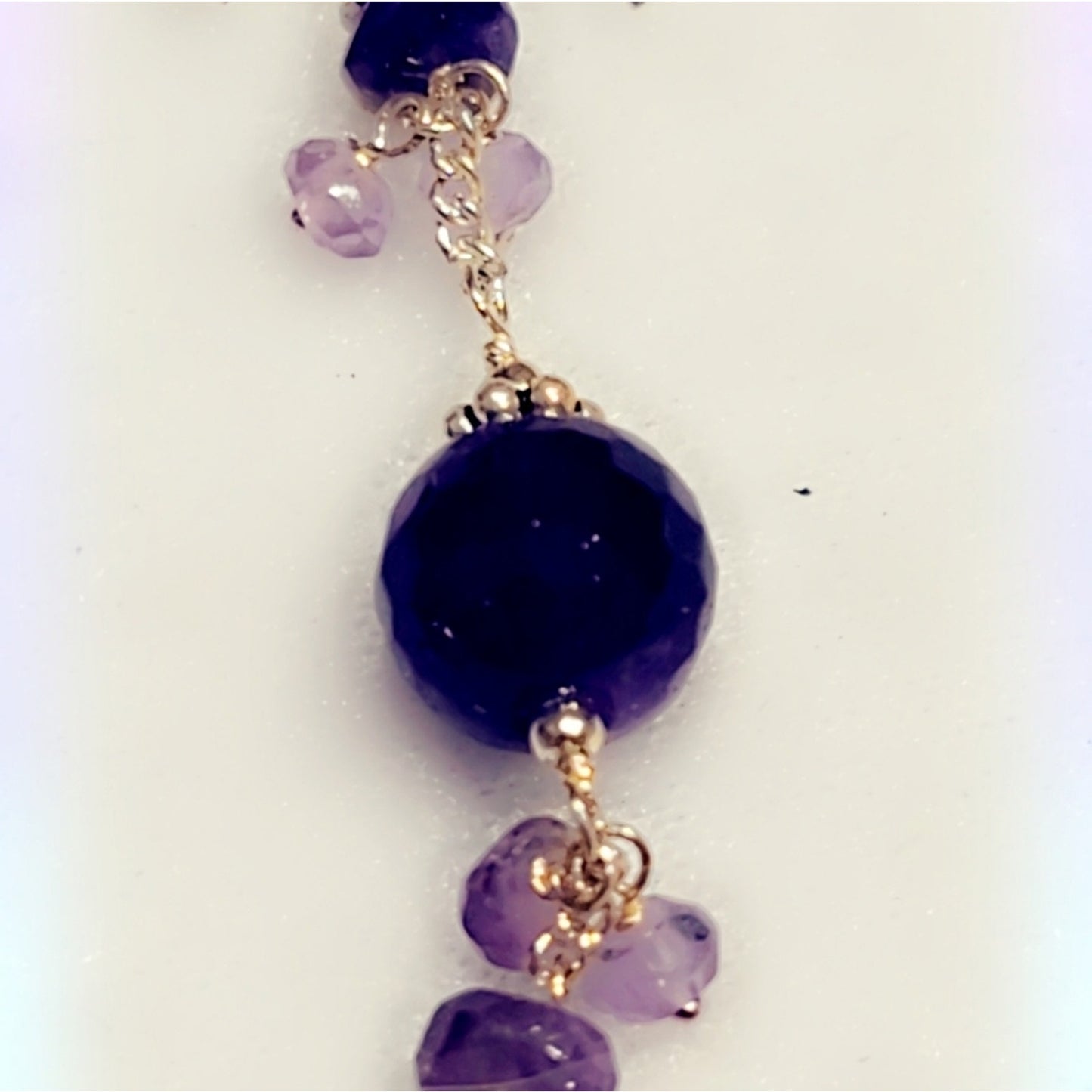 Sterling Silver Gemstone Dangle Earrings