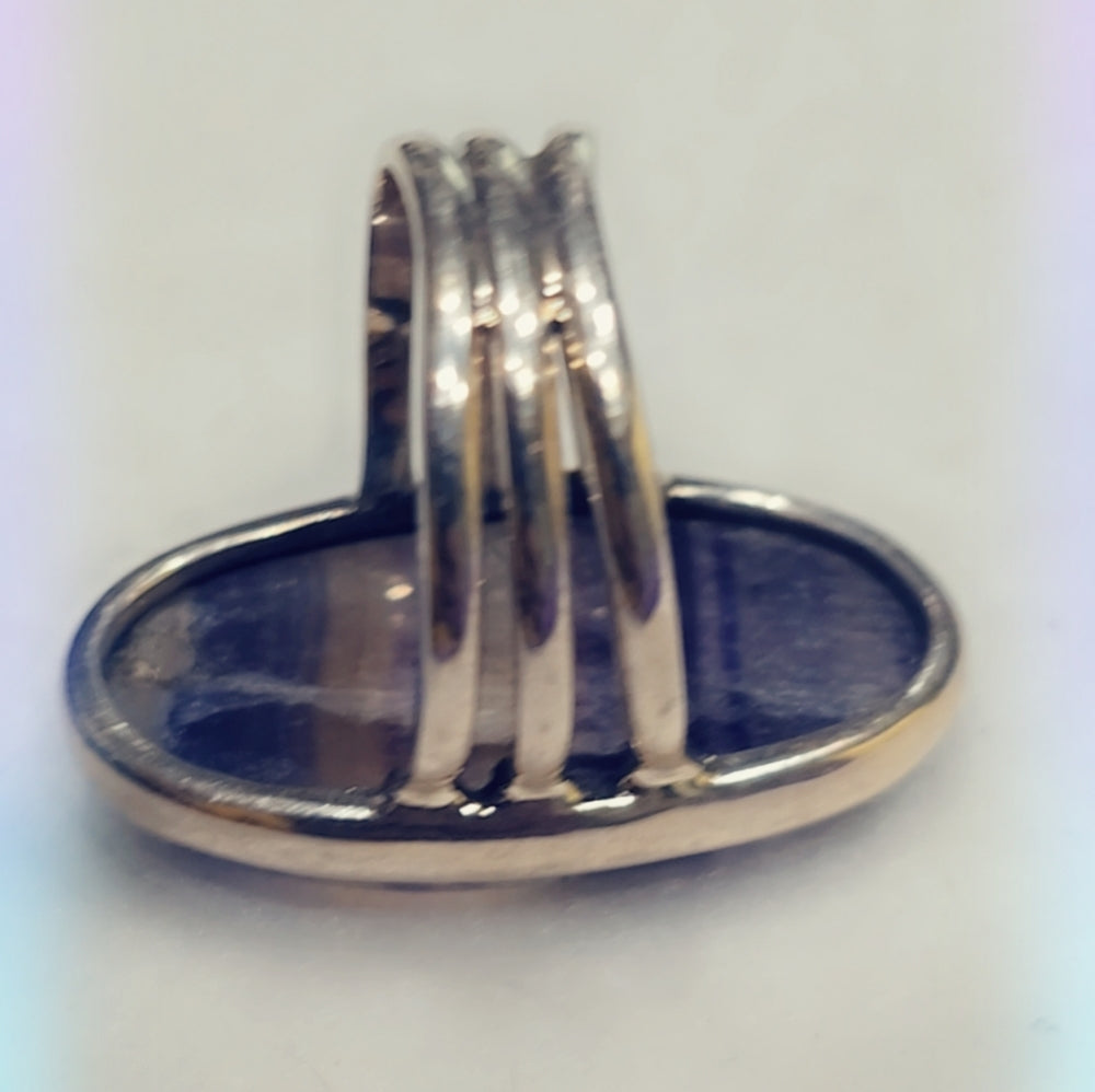 Flourite Sterling Silver Gemstone Ring