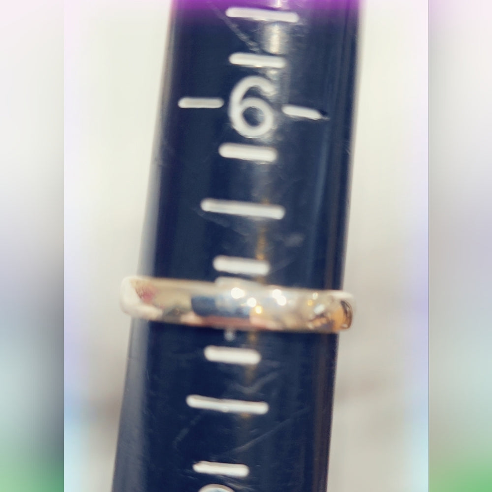 Checkerboard Opal Sterling Gemstone Ring Sz. 7