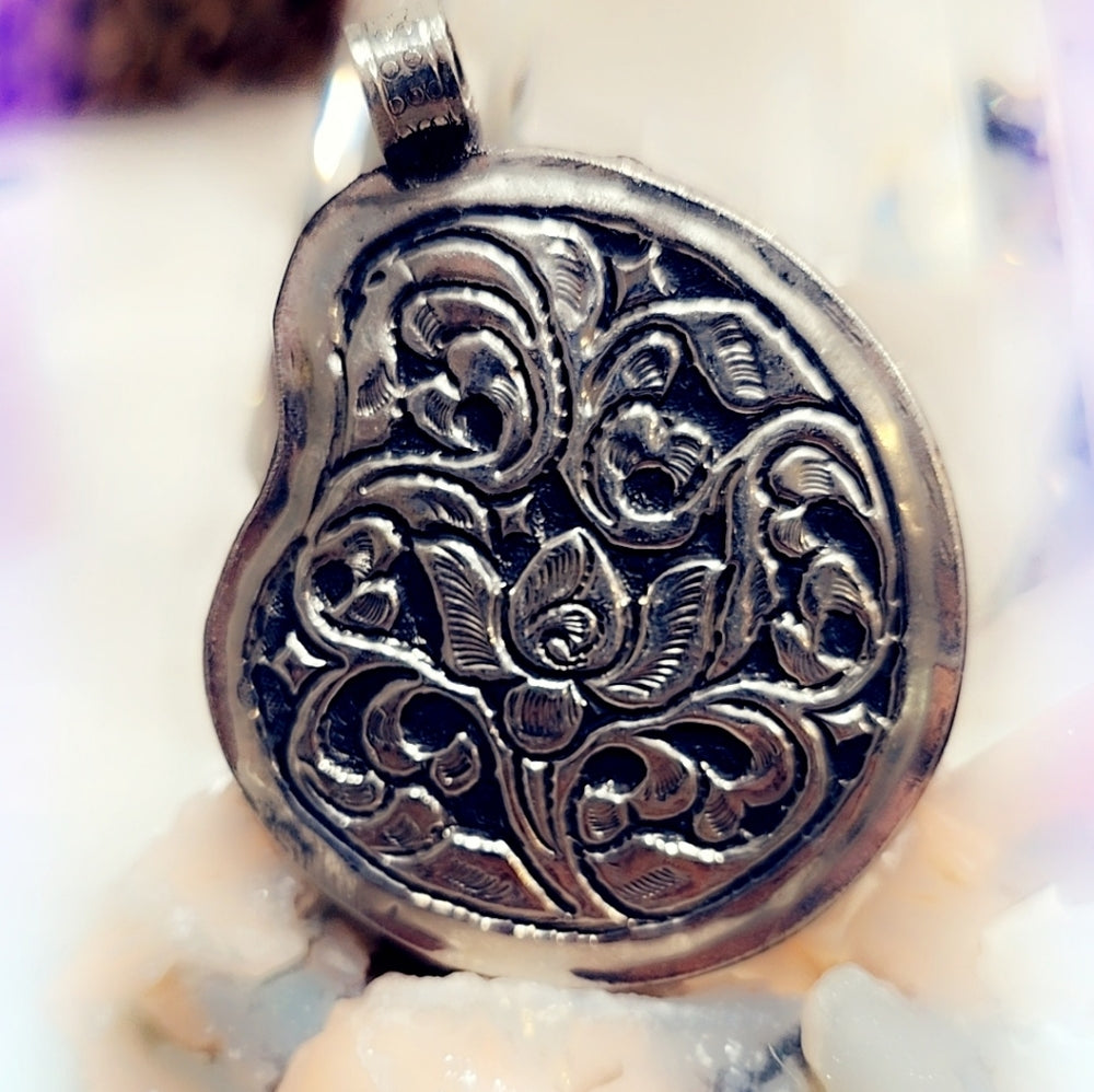 Multi Colored Tibetan Pendant