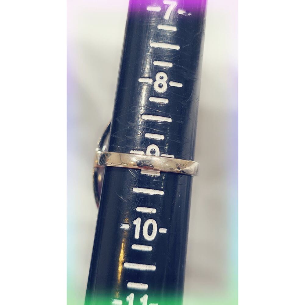 Sterling Silver Chevron Amethyst Gemstone Ring