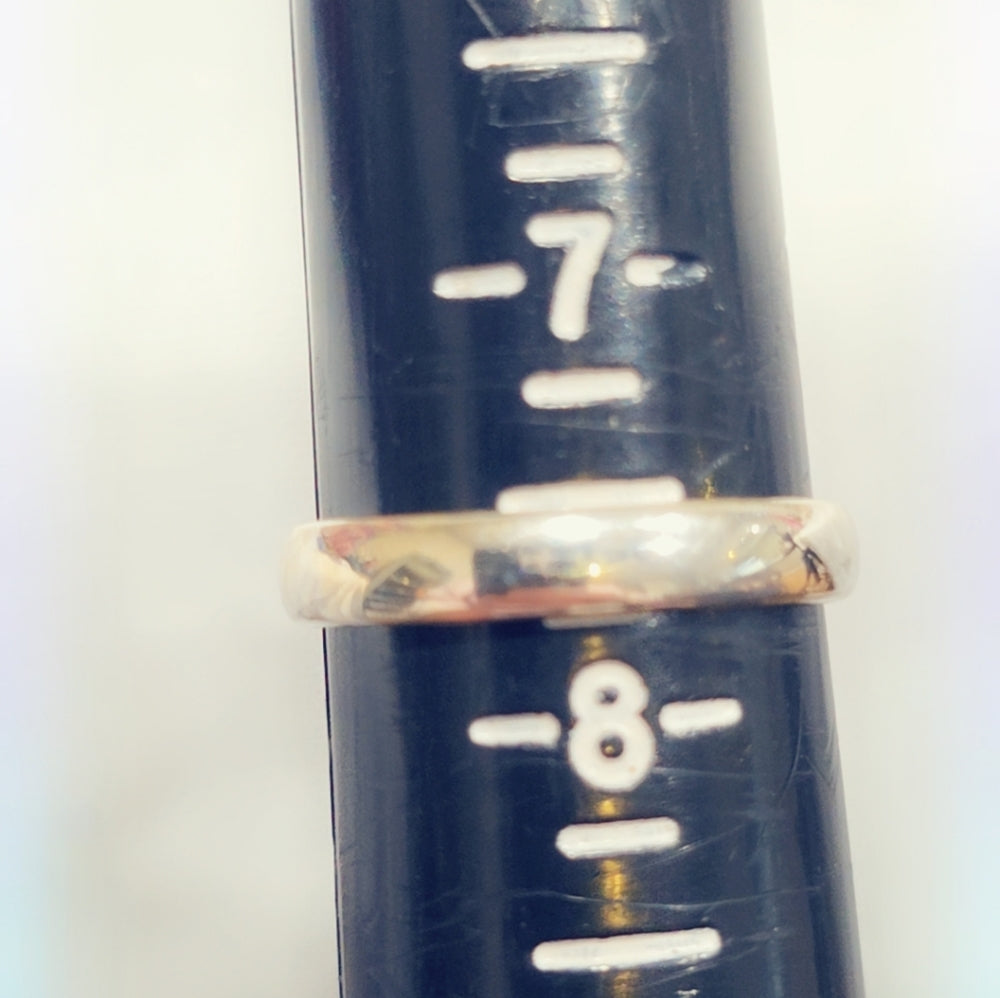 Opal Sterling Gemstone Ring Sz. 7 1/2