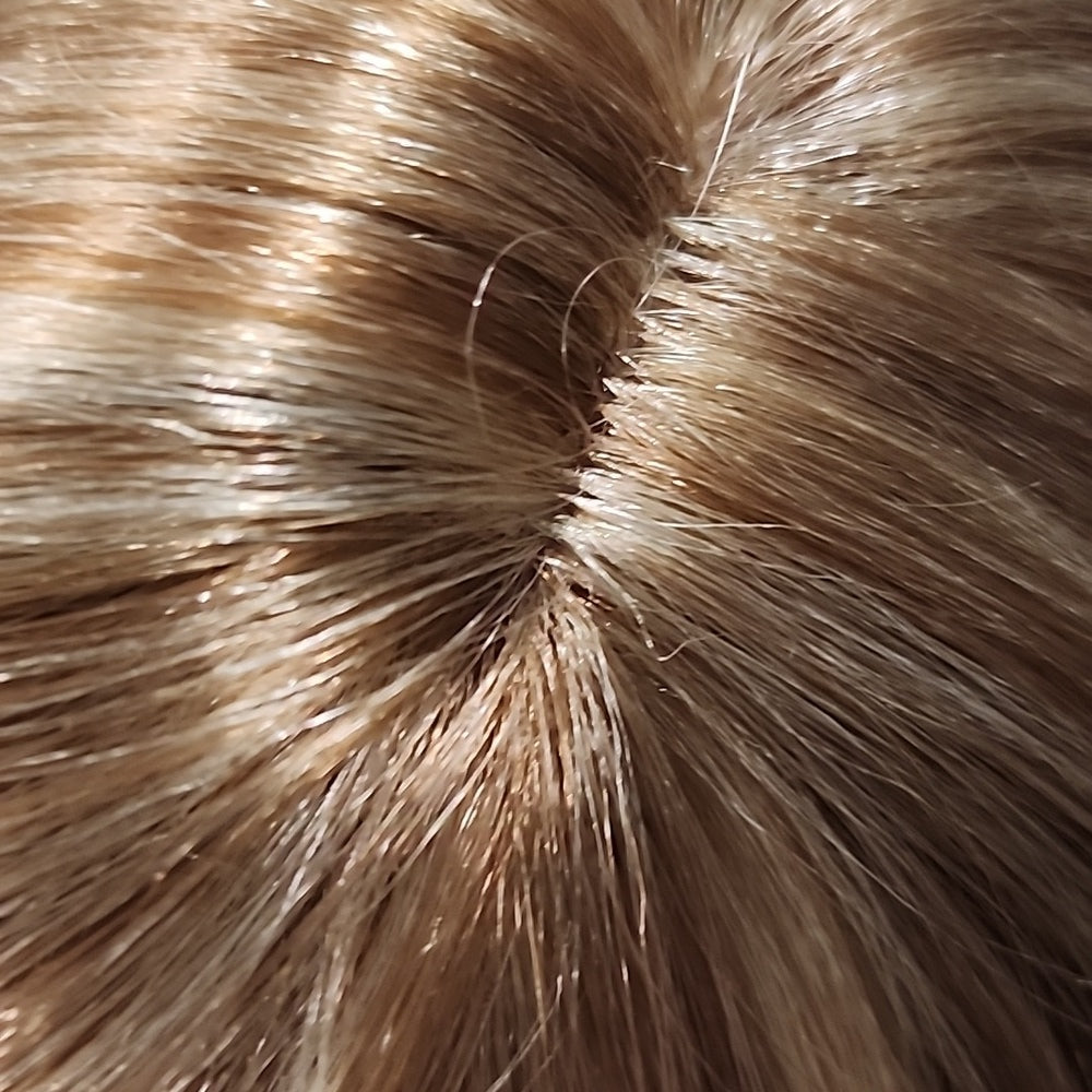 New Skin Top Wig In Strawberry with Baby Blonde 27/613