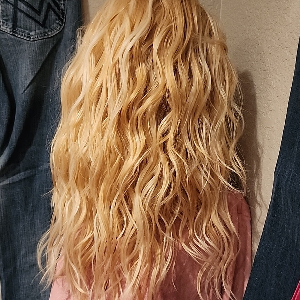 NEW Strawberry Blonde Mix Lace Front Wig, Heat Resistant!