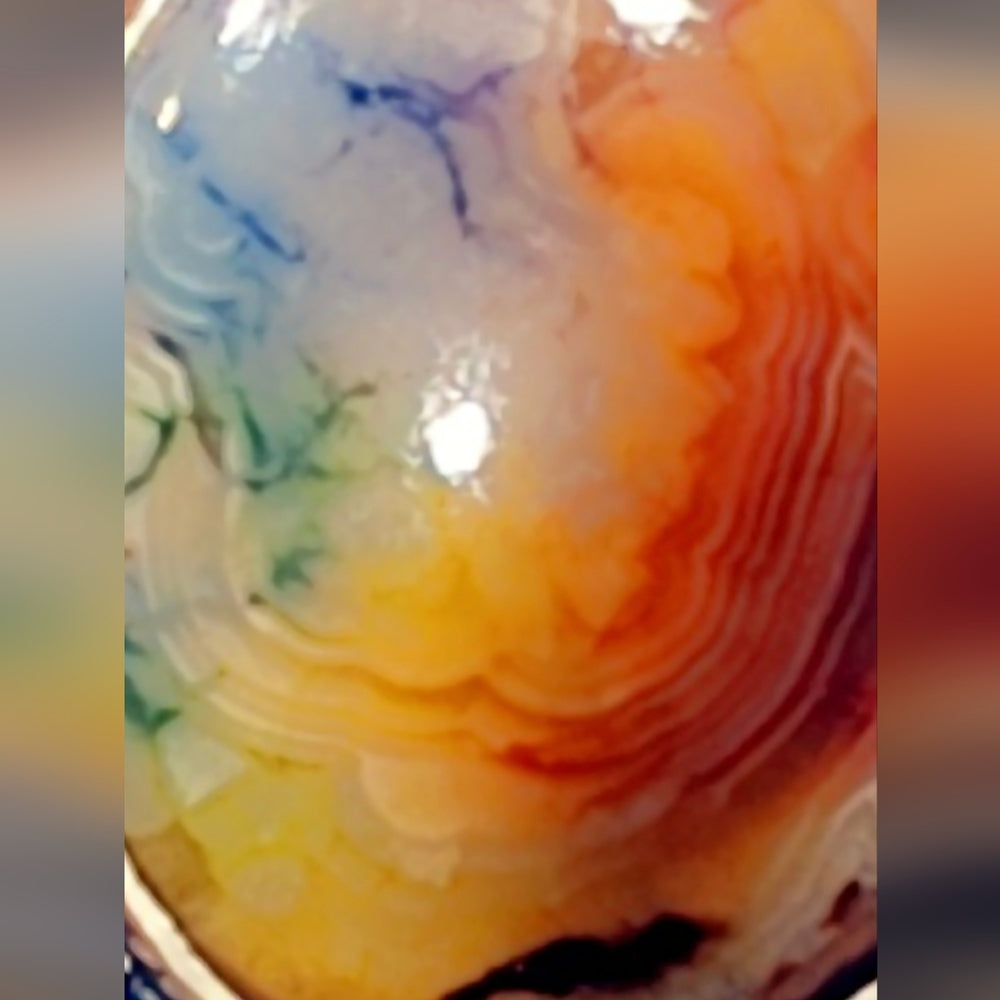 Crazy Lace Sterling Silver Gemstone Ring