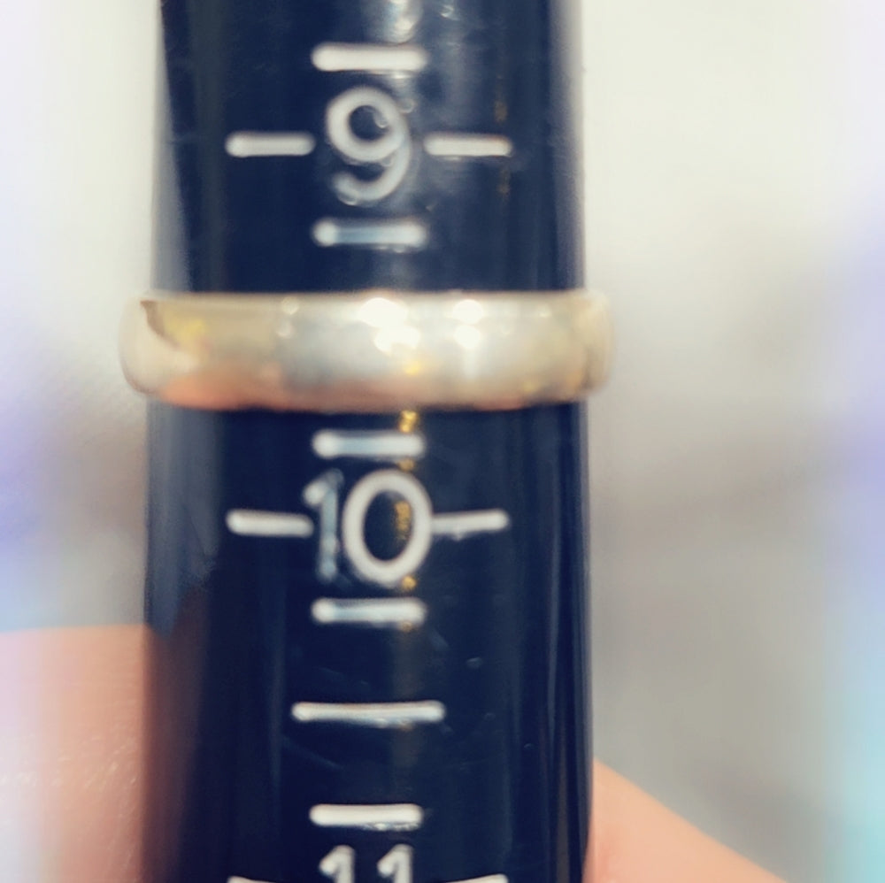 Faceted Crystal Sterling Gemstone Ring