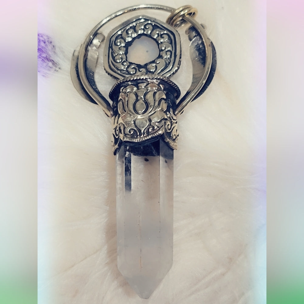 Crystal Tibetan Pendant