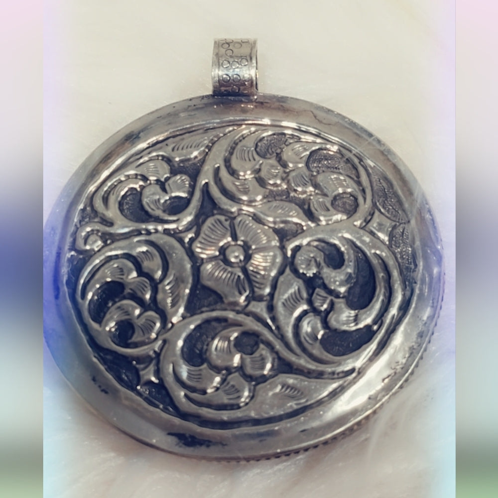 Multi Stone Tibetan Pendant