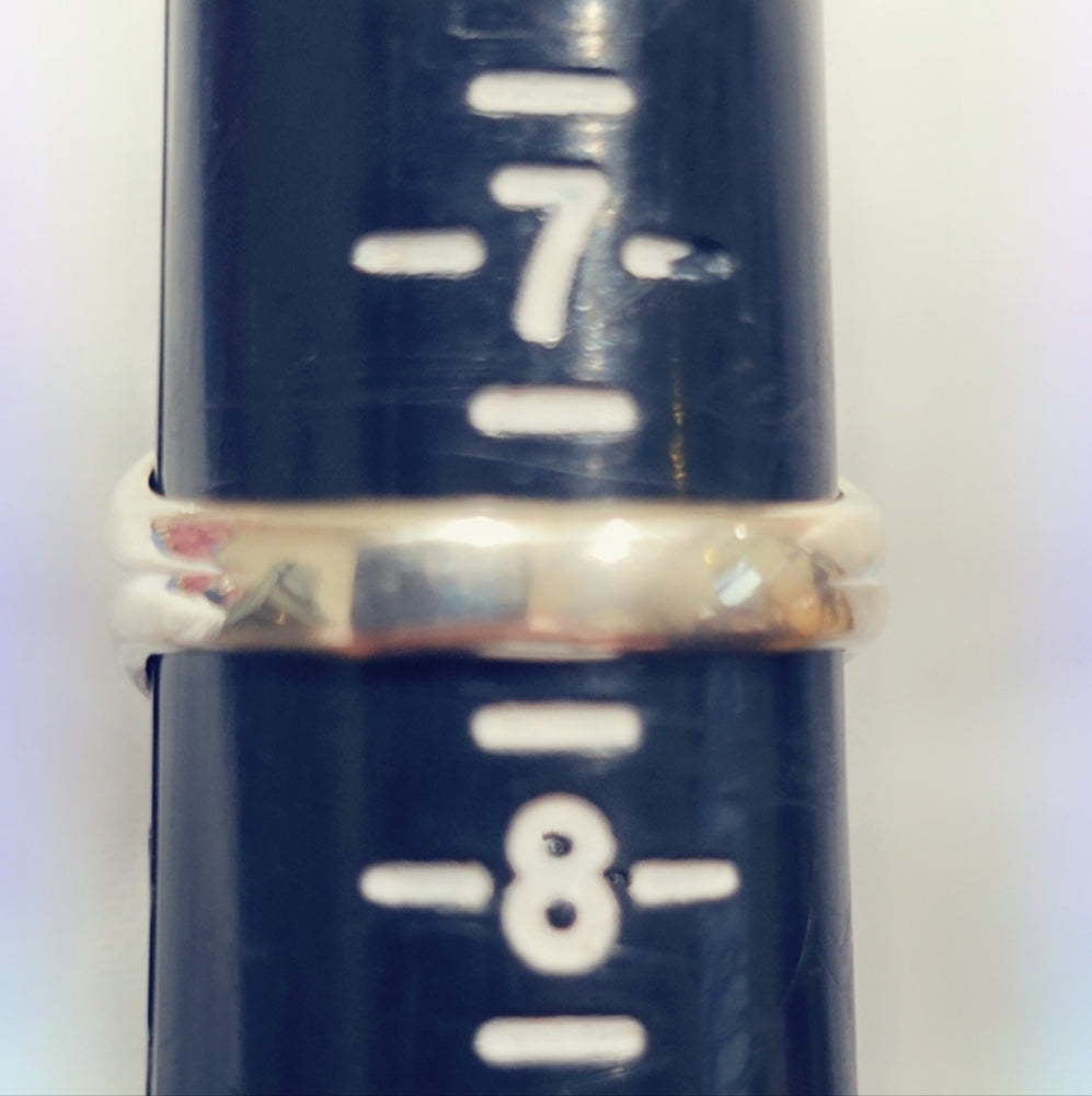 Opal Sterling Gemstone Ring Sz. 7 1/2