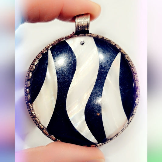 Multi Stone Tibetan Pendant