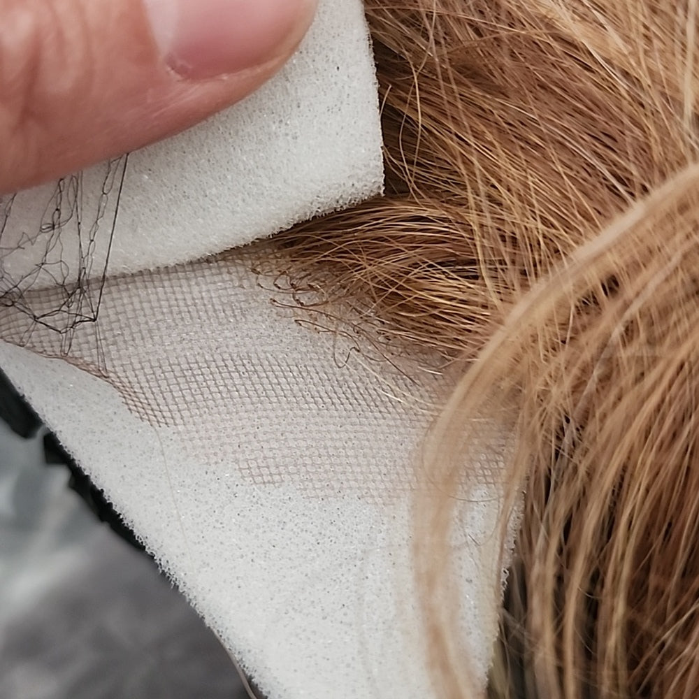 NEW LACE FRONT reddish rusty mix with blonde..... Heat Friendly!