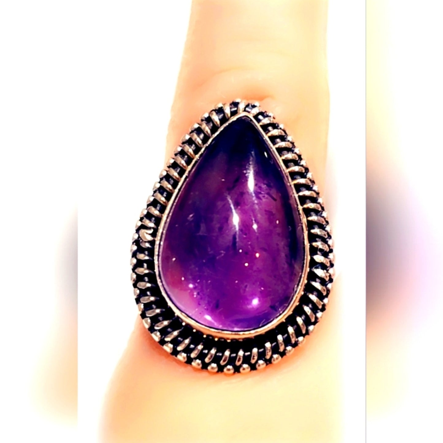 Amethyst Sterling Silver 925 Gemstone Ring