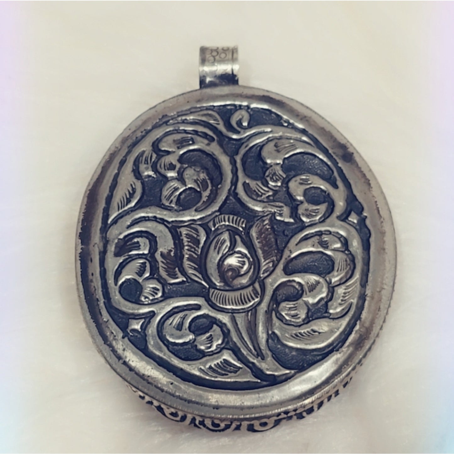 Multi Stone Tibetan Pendant