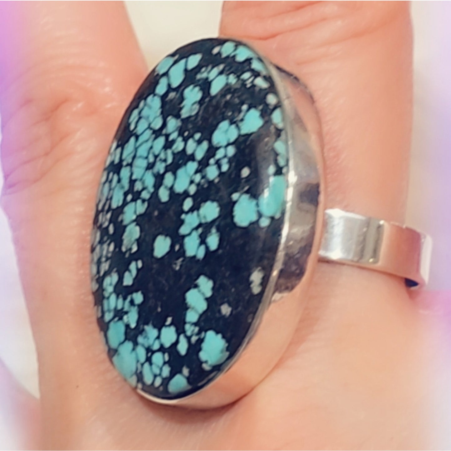 Sterling Silver Turquoise Gemstone Ring