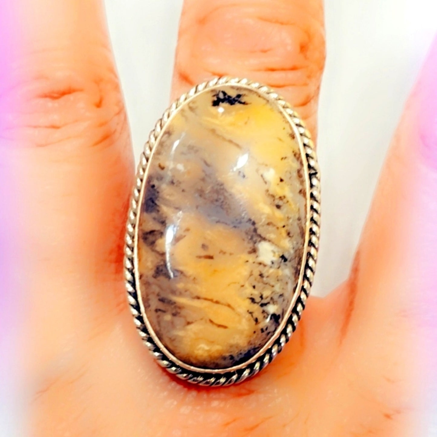 Jasper Custom Made Sterling Gemstone Ring