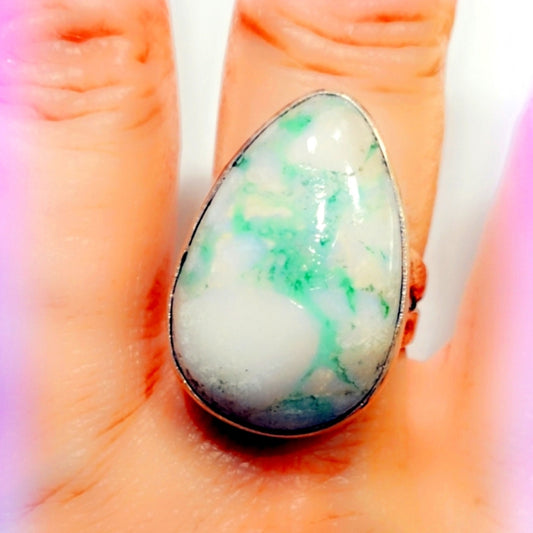 Variscite Sterling Silver Gemstone Ring