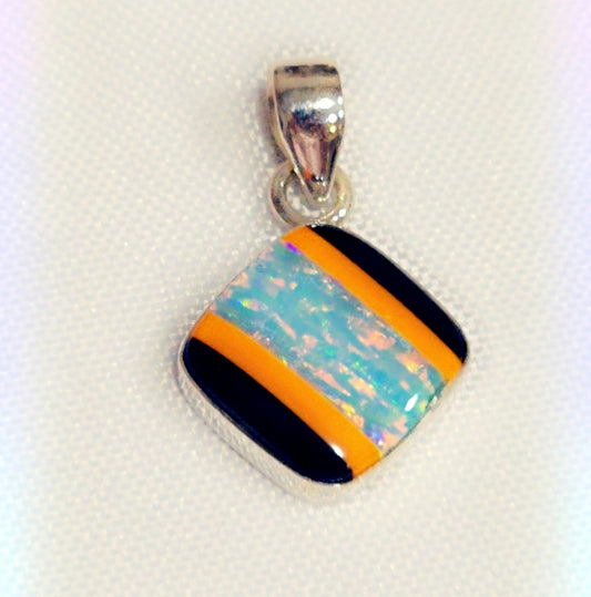 Opal Sterling Gemstone Pendant