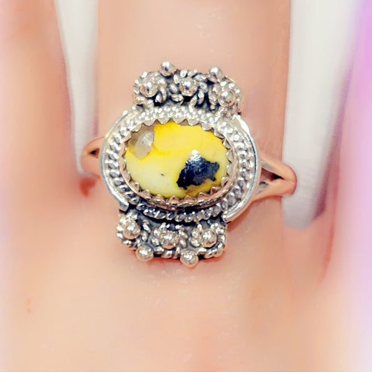Palomino Turquoise Sterling Gemstone Ring