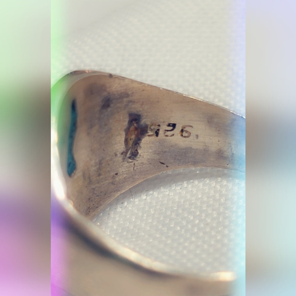 Mexican Sterling Celestial Vintage Ring