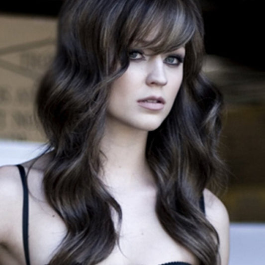 New Skin Top Wig In Strawberry with Baby Blonde 27/613