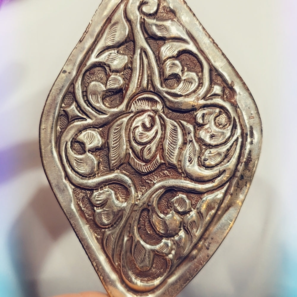 Multi Stone Tibetan Pendant